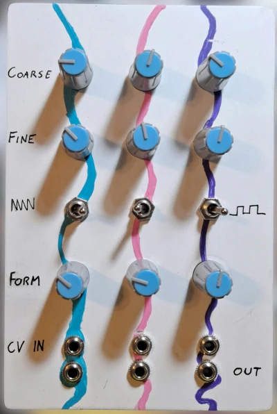 Photo of the Shapes VCO